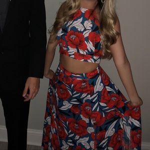 Lulus two-piece maxi dress